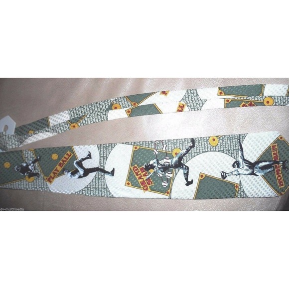 Ralph Marlin MLB Baseball‎ Silk Neck Tie ~~ ~NEW~ - Picture 2 of 2